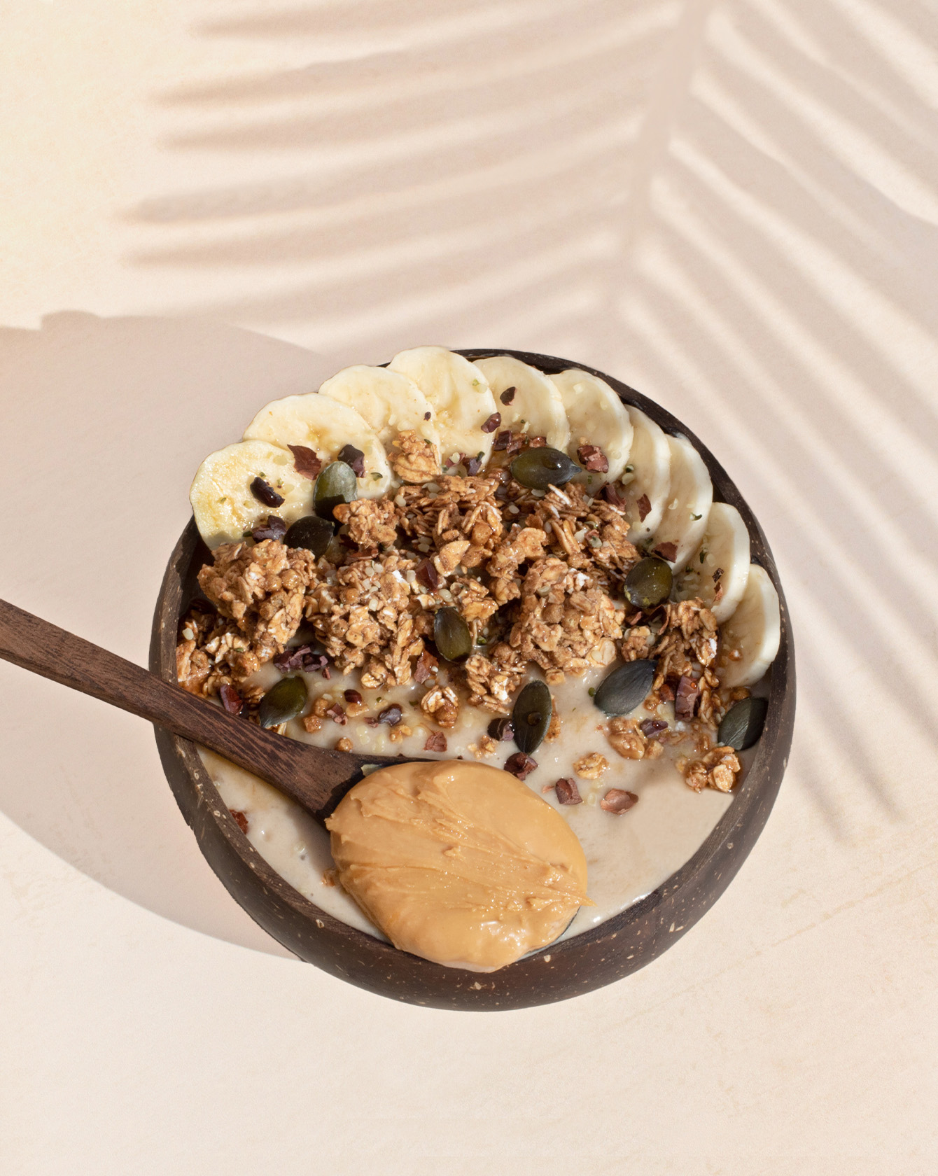 peanut protein smoothie bowl