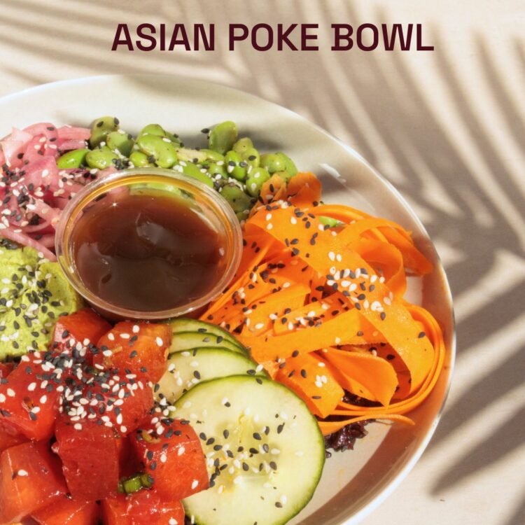ASIAN POKE BOWL - SEASIDE JUICERY - MONACO GRAND PRIX
