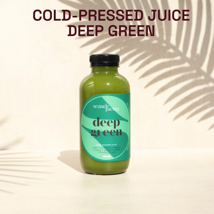 COLD PRESSED JUICE DEEP GREEN - SEASIDE JUICERY - MONACO GRAND PRIX