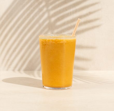 orange mango smoothie